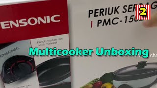 Pensonic Multi Cooker PMC 1502 Unboxing Home Appliance Malaysia Brand [upl. by Lad830]