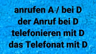 Deutsche Grammatik Akkusativ oder Dativ Verben und Kasus die 4 Fälle im Deutschen wann kommt Akk [upl. by Osher]