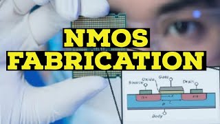 Nmos fabrication step by step  VLSI design [upl. by Dorcia]