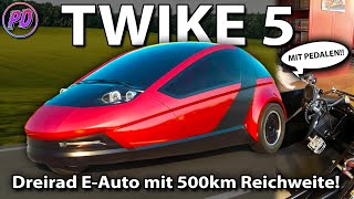 TWIKE 5  Dreirad EAuto mit 500km Reichweite [upl. by Wendt440]