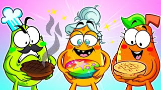 Pears VS Grandma Cooking Challenge 🥮🍰 Kitchen Hacks And Cooking Secrets By Pear Vlogs 🍐 [upl. by Enreval]