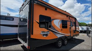 2017 Livin Lite QUICKSILVER 85X24 travel trailer toy hauler  SOLD [upl. by Westbrook401]