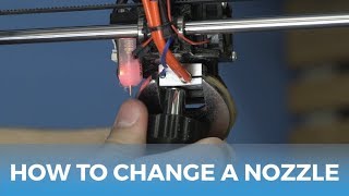 How To Change Your 3D Printer Nozzle  3D Printing Tutorial [upl. by Ayanahs268]