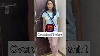 Oversized Tshirt under200🤌🏻😱shortsyoutube creator ytshorts meesho fashion meeshohaul [upl. by Canice676]