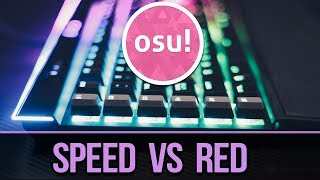 osu Speed vs Red Switches Which is better Speed switches in osu review and comparison to reds [upl. by Tavis]