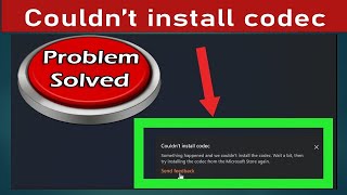 Couldnt Install Codec HEVC in Windows PC for free [upl. by Ycniuqal762]