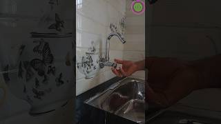 kitchen taps नल fittingplumbing kitchen plumber shorts [upl. by Ellecrag948]