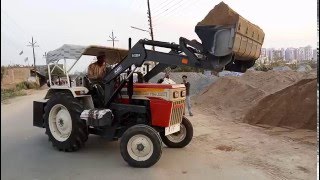 Agri Loader with Standard Bucket Model S2224 on Swaraj 724 Tractor [upl. by Albion923]