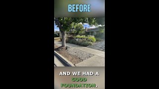 Curb Appeal Before and After  Drought Resistant Landscaping Front Yard Makeover [upl. by Smith]