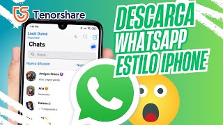 Descargar WhatsApp Estilo iPhone APK para Android  Guía Paso a paso 2024 [upl. by Tezil]