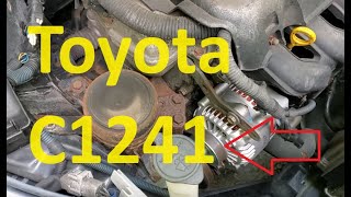 Causes and Fixes Toyota C1241 Code Low Battery Positive Voltage or Abnormally High Battery Voltage [upl. by Nairrad]