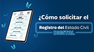 ¡Paso a paso para solicitar el Registro Civil Digital [upl. by Ailedamla718]