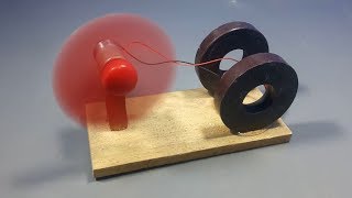 free energy generator device with magnet amp dc motor  science experiment at home [upl. by Odine]