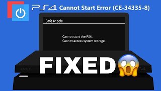 HOW TO FIXCannot Access System StorageWITHOUT BUYING A NEW PS4LINK IN DESC [upl. by Montagu]