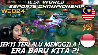 MALAYSIA VS INDONESIA SEMIFINALS MATCH 3 IESF WEC 2024 [upl. by Maximilien]