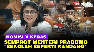 Keras Anita Demokrat Blak blakan Depan Menteri Muti Banyak Sekolah Seperti Kandang Binatang [upl. by Lalage]