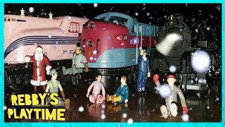 Toy Train for Girls Polar Express Train Rebbys PlayTime Pink Train Williams GG1 Real Steam Toy [upl. by Gerhard399]