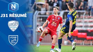 J31  US Créteil Lusitanos  FC Villefranche B 02  le résumé I National FFF 20212022 [upl. by Lenes170]