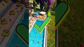 PULANDO NA PISCINA HOMEM ARANHA e SUPER HERÓIS 12 shorts [upl. by Anahpos757]