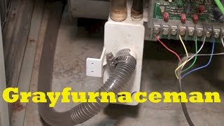 Furnace condensate drain cleaning [upl. by Yenroc]