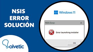 NSIS ERROR SOLUCION ✅ [upl. by Aprilette]