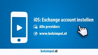 Tips amp Tricks  iPhone Exchange account instellen [upl. by Luapnoj783]