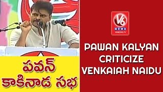 Pawan Kalyan Criticize Venkaiah Naidu  Seemandhra Aatma Gaurava Sabha  V6 News [upl. by Courtney162]