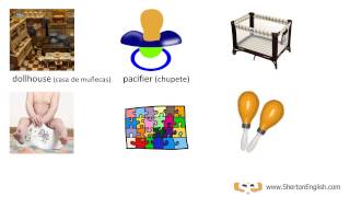 Vocabulario Inglés El Cuarto del Bebé The Baby Room  Links below [upl. by Pattison]