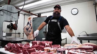 Processing a Beef Hind Quarter into Retail Cuts  Episode 1 [upl. by Bunde896]