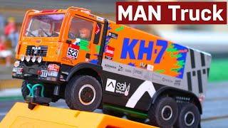 Ein Monster auf der Carrerabahn  Avant Slot MAN Truck 6x6 Wheel Drive KH7 Racing Team Dakar 2019 [upl. by Ahse4]