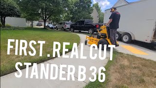 Wright stander B 36 first cut on the job review [upl. by Bernardo]