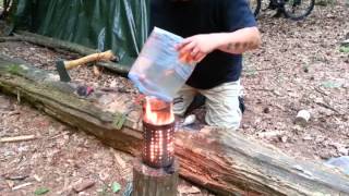 ✔CAMP COOKING Spaghetti Bolognese German  Bushcraft Kitchen [upl. by Atekahs]