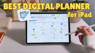 You NEED this digital planner for iPad  NEW features  Apple Pencil [upl. by Kayley662]