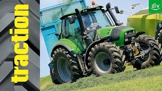 DeutzFahr Agrotron 6160 P im tractionPraxistest und DLG PowerMix [upl. by Sivatnod413]