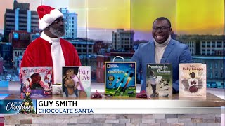 quotChocolate Santaquot visits WSLS 10 [upl. by Ynattir810]