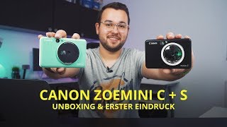 Canon Zoemini C  S Unboxing amp Erster Eindruck [upl. by Einned]