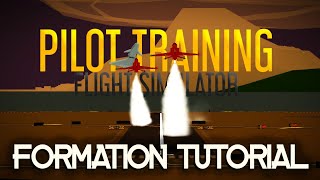 How to Fly PTFS Displays  Formations like a Pro Pilot Training Flight Simulator Roblox [upl. by Iey]