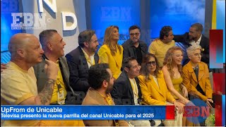 UNICABLE presento su nueva barra de contenidos 2025 y reunió a todas las estrellas del canal 📺😎 [upl. by Annadroj]