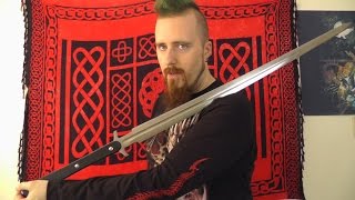 VA Zombie Slayer review  Excellent quottacticalquot longsword [upl. by Eenttirb]