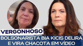 BOLSONARISTA BIA KICIS DELIRA E VIRA CHACOTA EM VÍDEO [upl. by Robenia861]