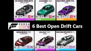 6 Best Drift Cars  Forza Horizon 5  Open Drift amp Tutorial [upl. by Nwahc998]