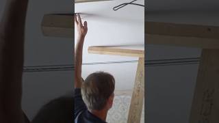 How To Plasterboard Ceilings on Your Own shorts [upl. by Deibel]