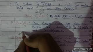 L07 Genetic code class 12 biology chapter 6 molecular basis of inheritance Ncert in hindi [upl. by Ardaid76]