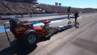 Dave Lawsson Nitro Heritage series getting ready for the March Meet at Famoso Raceway Bakersfield C [upl. by Rustice]