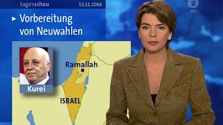 Tagesschau vor 20 Jahren 13112004  Susanne Daubner [upl. by Ahsienod]