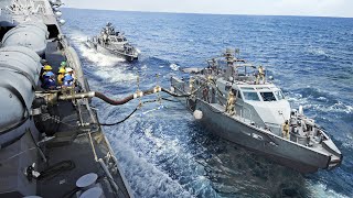 A Day in Life of US Navy’s Super Advanced 15 Million Patrol Boat at Sea [upl. by Arotal572]