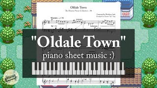 quotOldale Townquot from quotPokémon RSEquot  Piano Sheet Music [upl. by Anatsirhc]