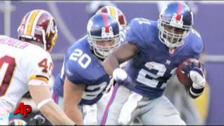 Running Back Tiki Barber Plans to Return to NFL [upl. by Acnaib]