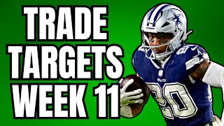 TOP BUY and SELL Trade Targets  Week 11 Fantasy Football [upl. by Oys359]