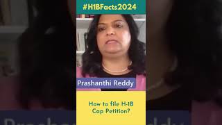 h1bvisa Facts2024 How to file your H1B cap petition [upl. by Einaeg116]